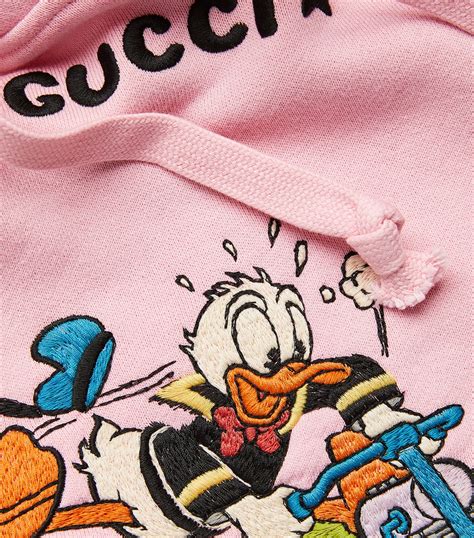 donald duck gucci sandals|Gucci Donald Duck hoodie.